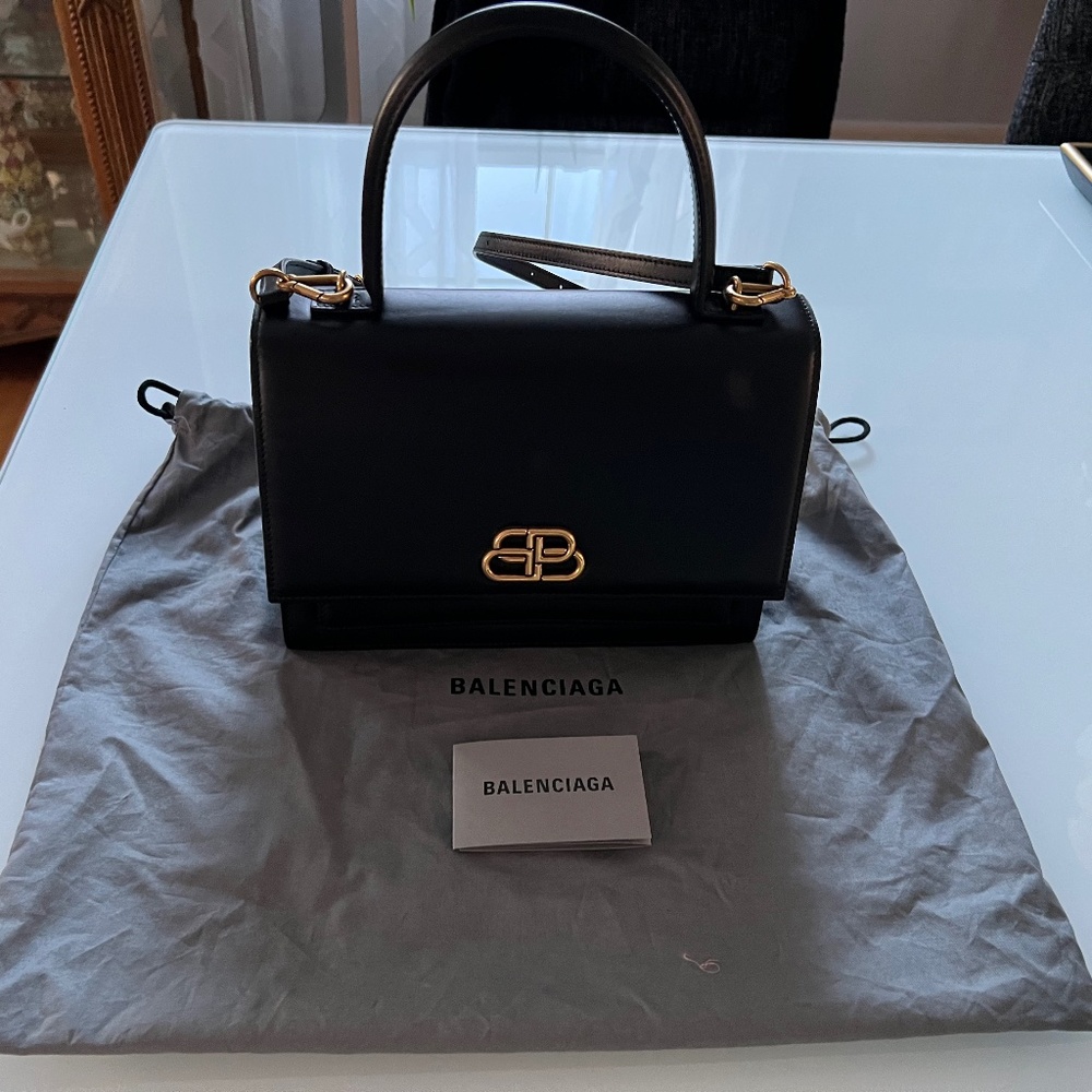 Balenciaga Shoulder/Hand Bag/Black/Leather